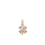 Thumbnail: Pink Heart Clover Necklace - Gold Plated