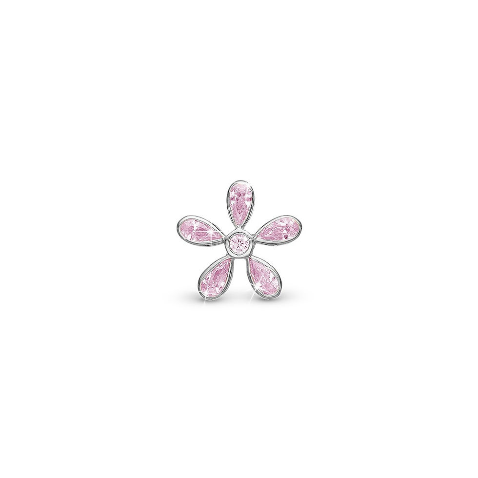 Magical pink Flower Charm