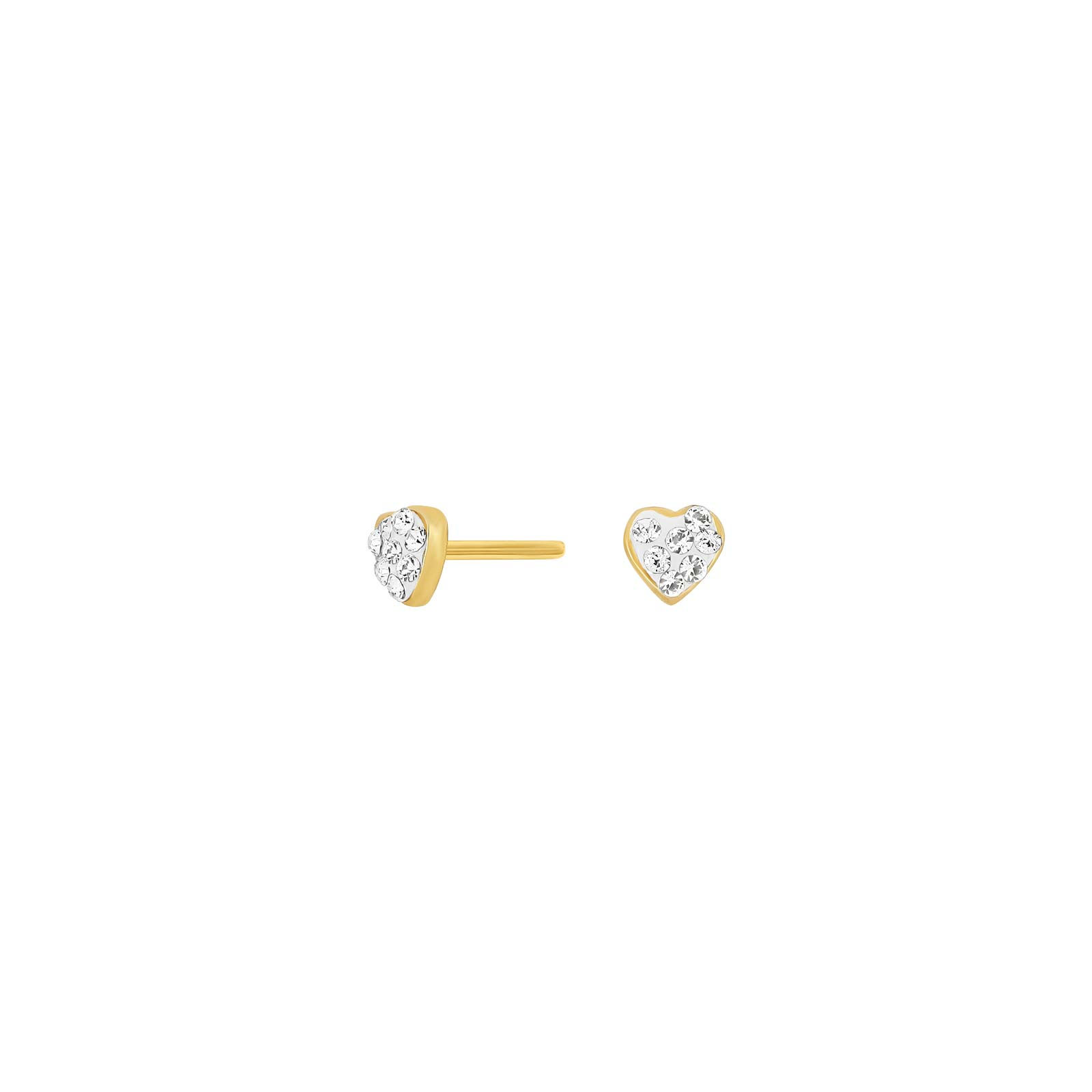 Gold Plated Earrings Heart