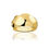 Thumbnail: Ring Ferrara Ardito Pianura in 18K Gold Plated