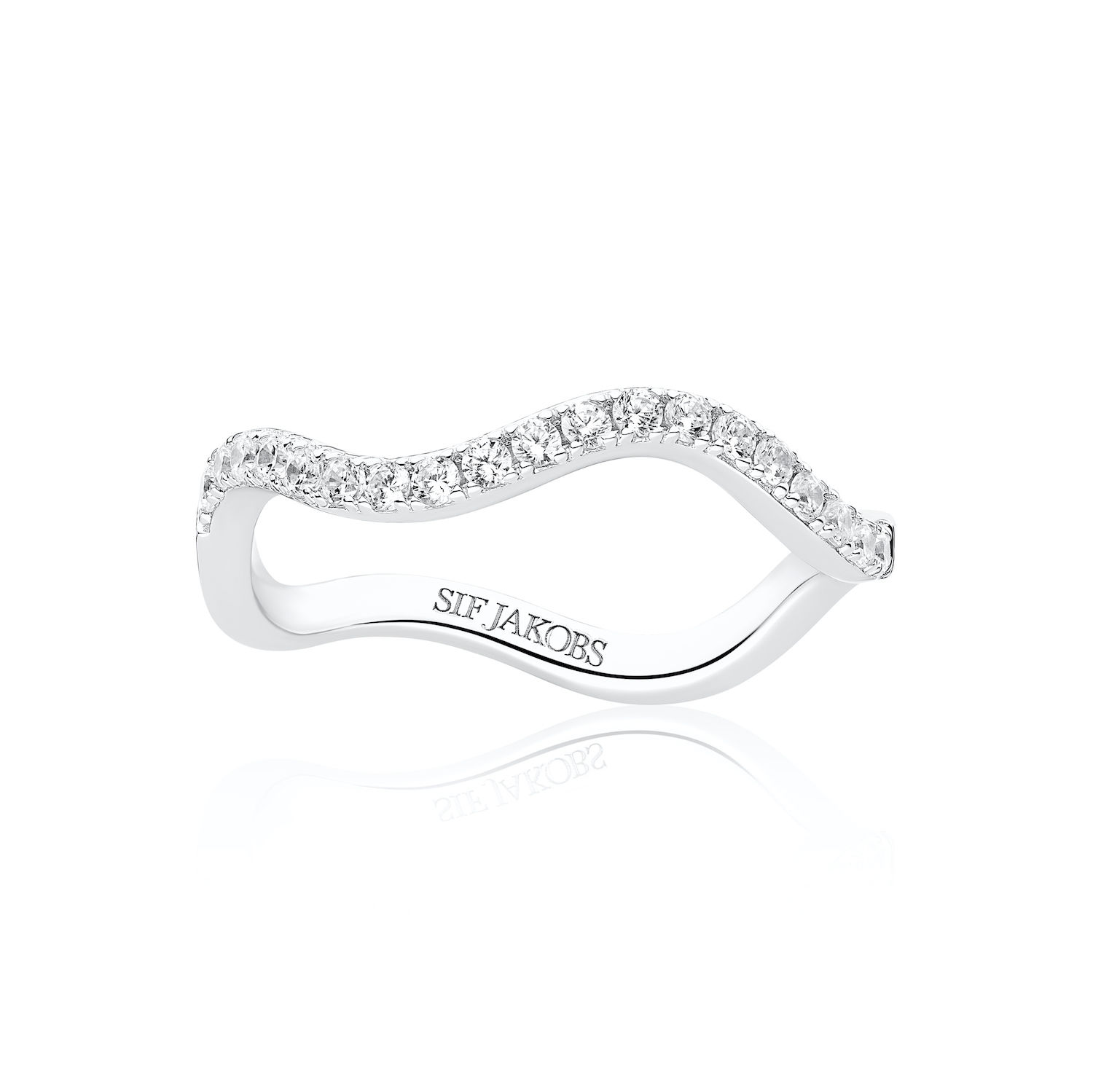 Ellera Waves Ring in Silver