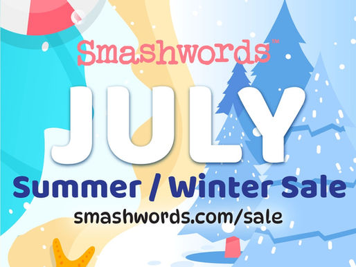A colorful graphic for the SMashwords Summer/Winter sale