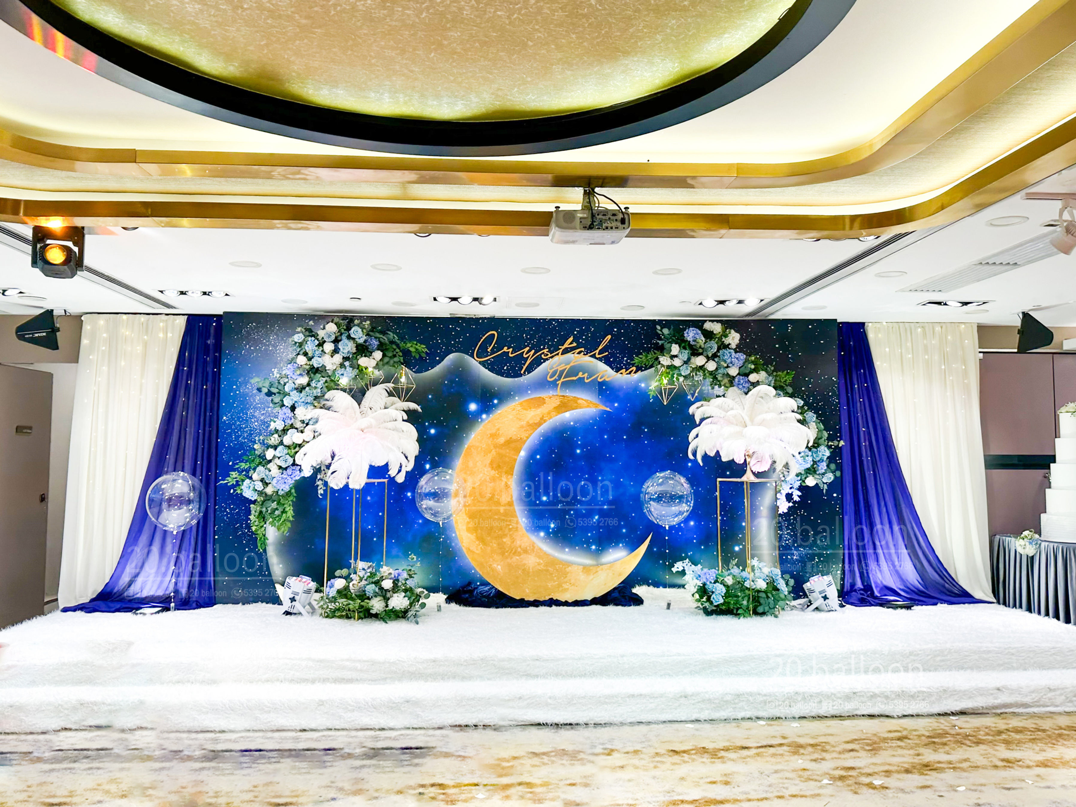 結婚婚禮氣球花藝佈置套裝 | Floral Wedding backdrop Set B (包拆卸)