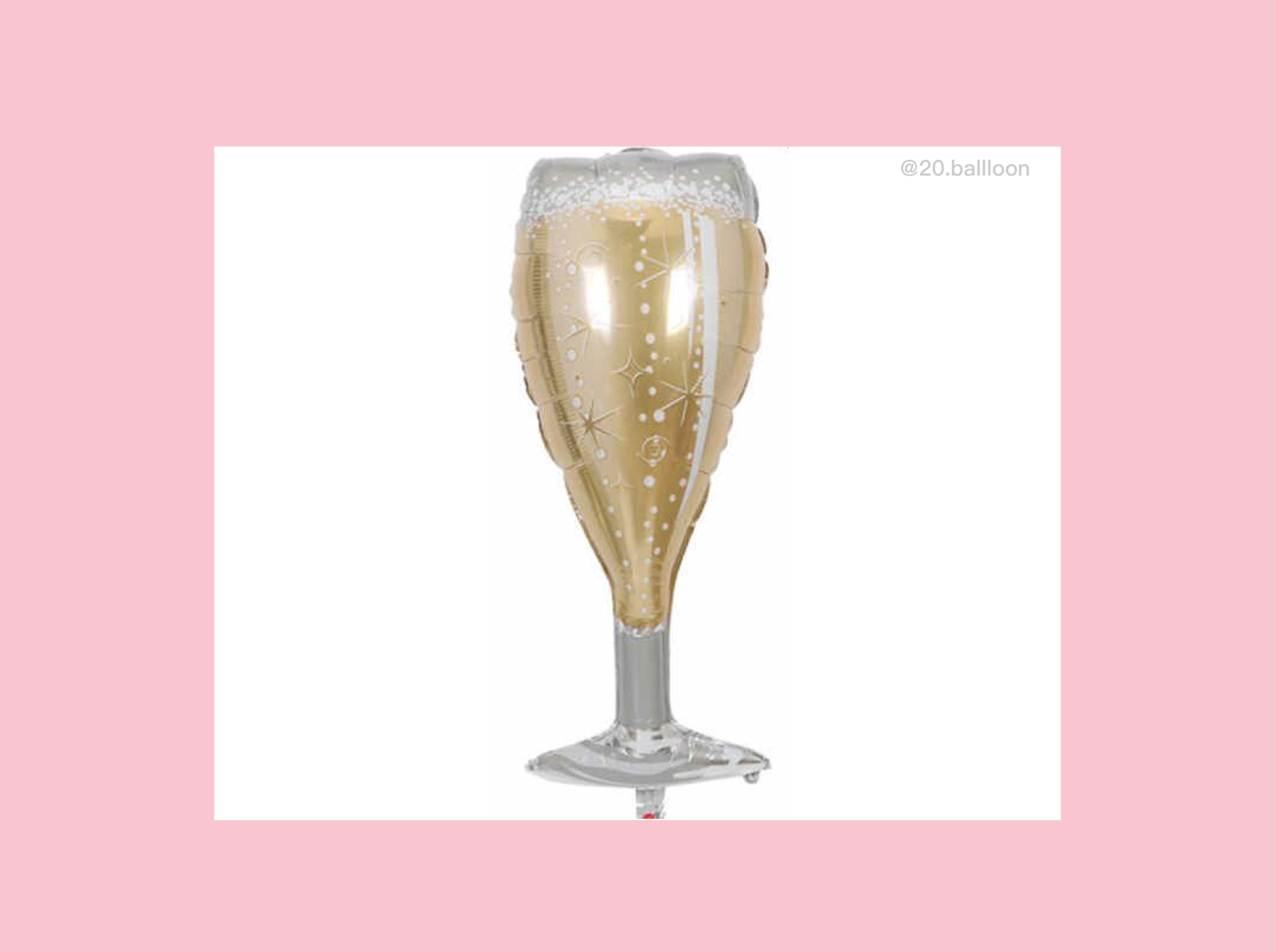 單購產品 | 特大酒杯造型鋁膜氣球 (93x44cm)