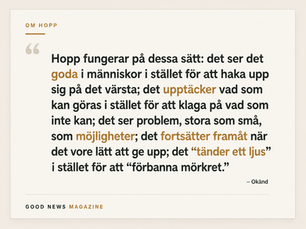 Om hopp