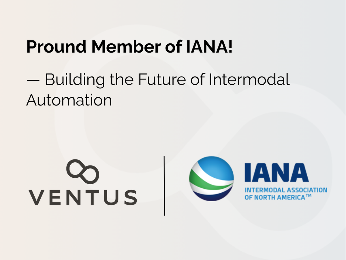 Ventus AI Joins IANA to Accelerate AI-Driven Automation in Intermodal Logistics