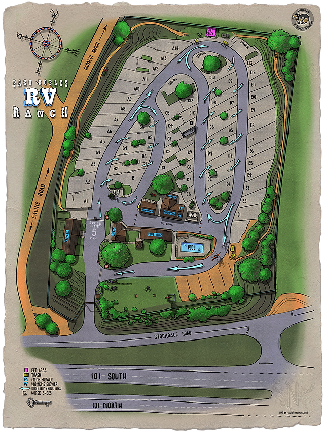 Address/Map Paso Robles Rv Ranch