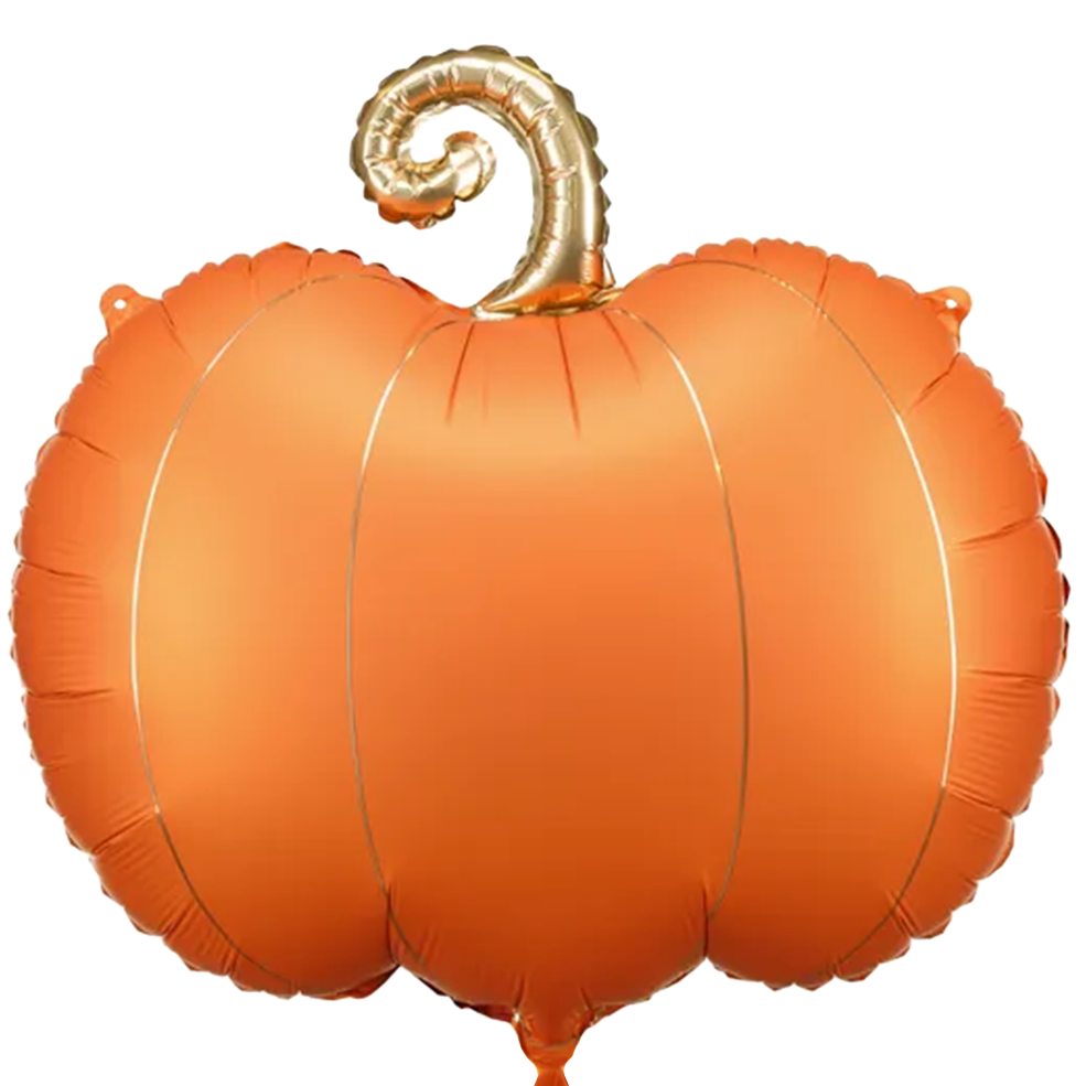 XL Folienballon -Kürbis - Pumpkin - Halloween - 62 x 59 cm