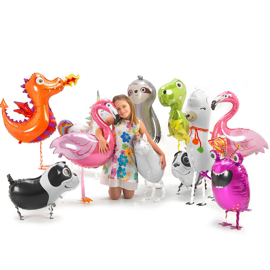 Miniaturbild: Airwalker - Laufender Ballon -Hund - Bernhardiner - 38 cm