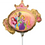 Miniaturbild: Folienballon am Stab - luftgefüllt - Disney - Prinzessinnen - 34 x 29 cm