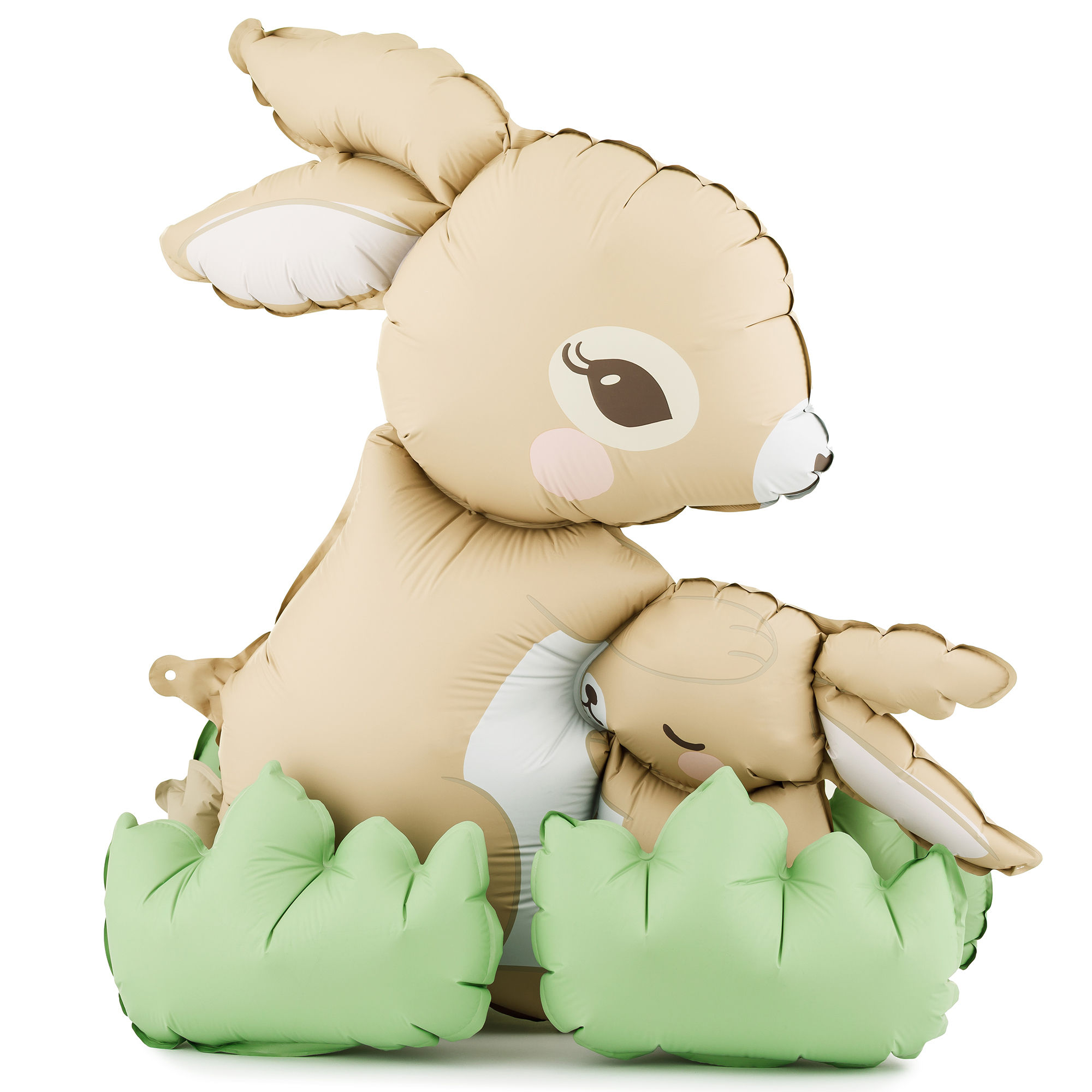 XL-Folienballon - Hase - Osterhase - Häschen - stehender Ballon - 51 x 60 cm