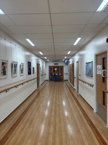 Thorlux Lighting Installation at UHCW - Still ongoing