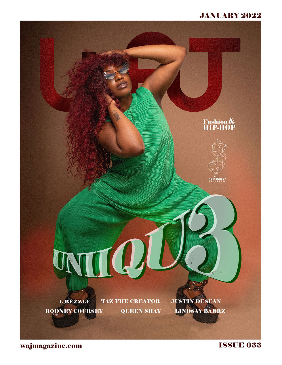 DJ Uniiqu3 Cover Shot By Shelly Ferrell, Designed by LacQuan Scott