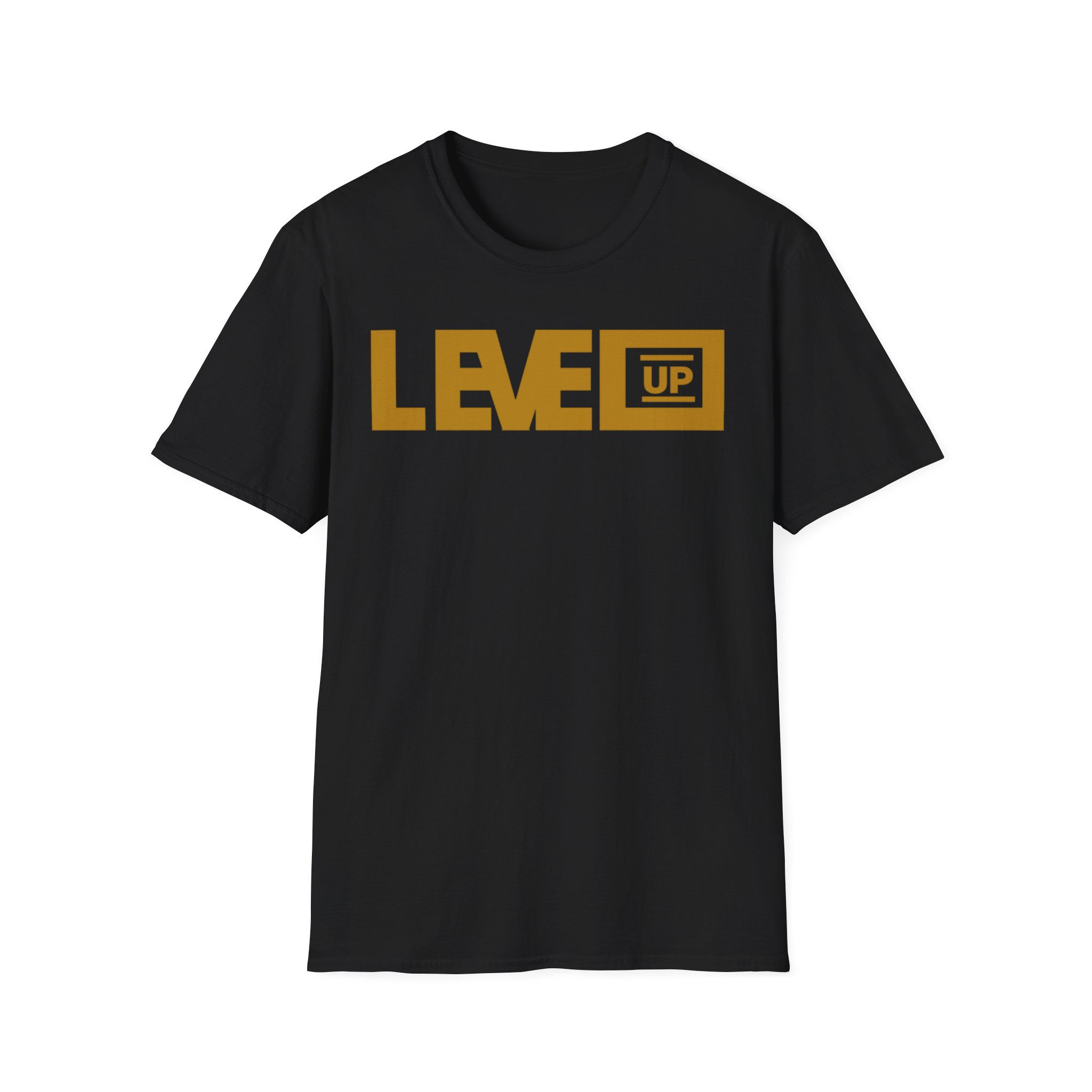 "Black & Gold" Inspired LevelUp Graphic Tee – Unisex