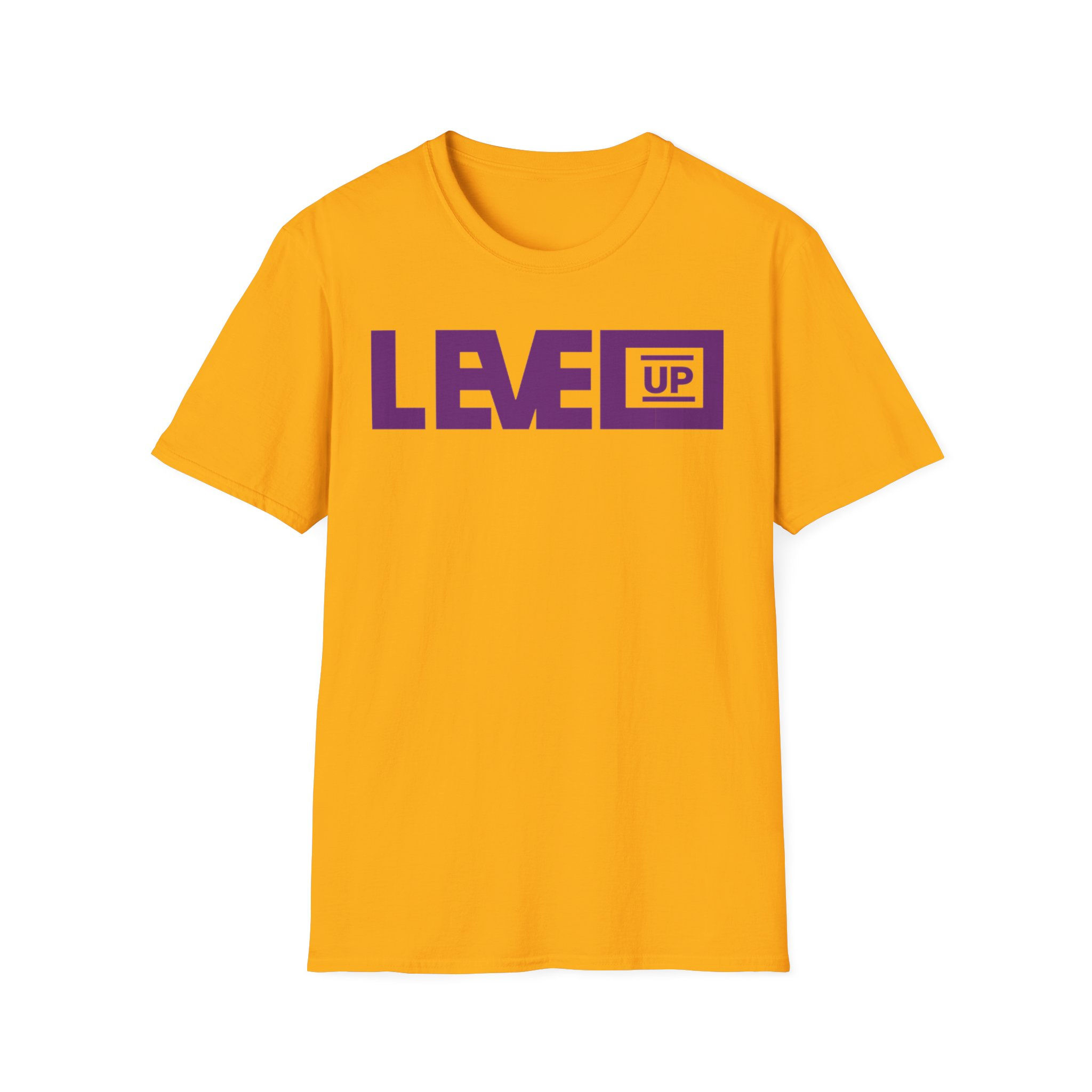 "Purple & Gold" Inspired LevelUp Graphic Tee – Unisex