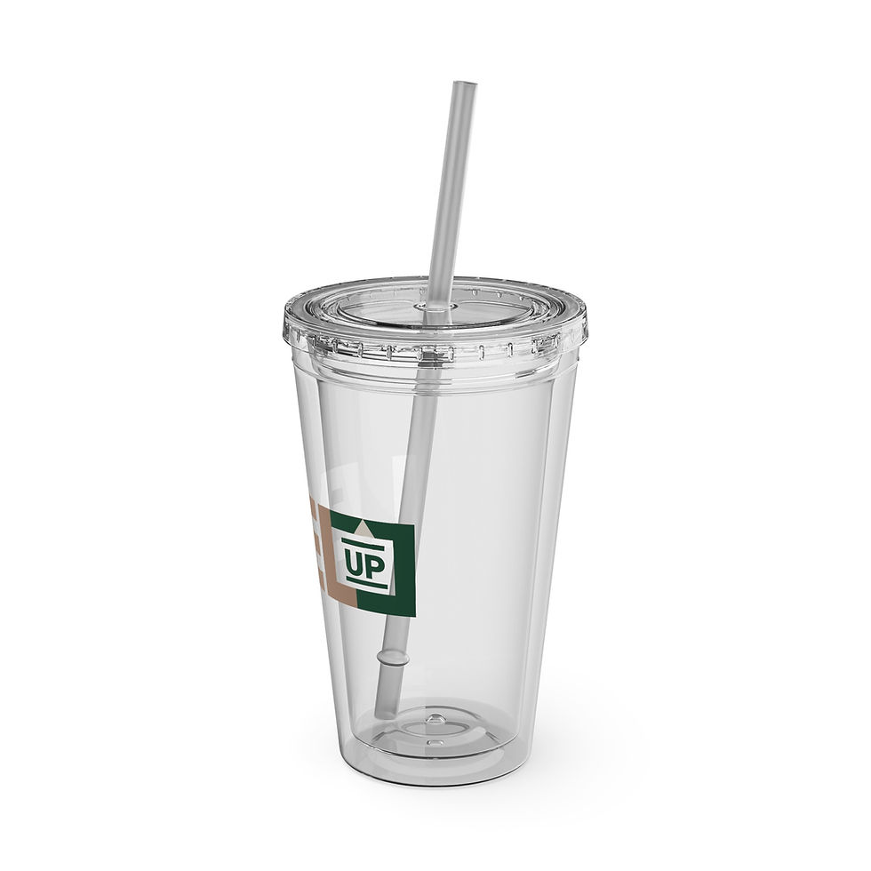 Thumbnail: LevelUp Tumbler with Straw, 16oz