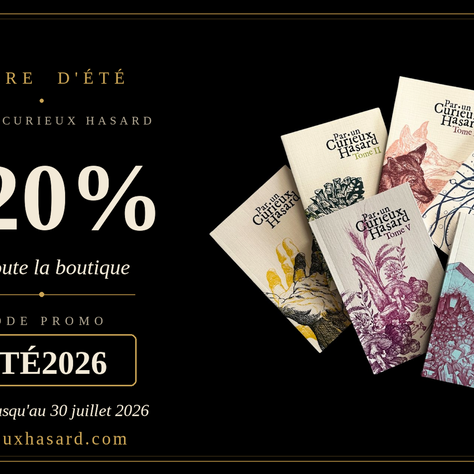 🤯 La plus grosse promo en 8 ans : -20% sur toute la boutique jusqu'au 31 juillet !