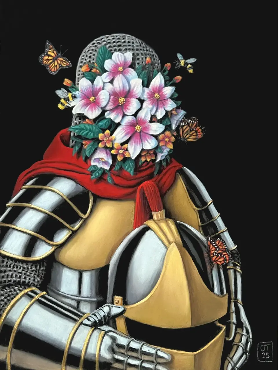 Omar Tigrini - Il giardino segreto - Dipinto a pastello