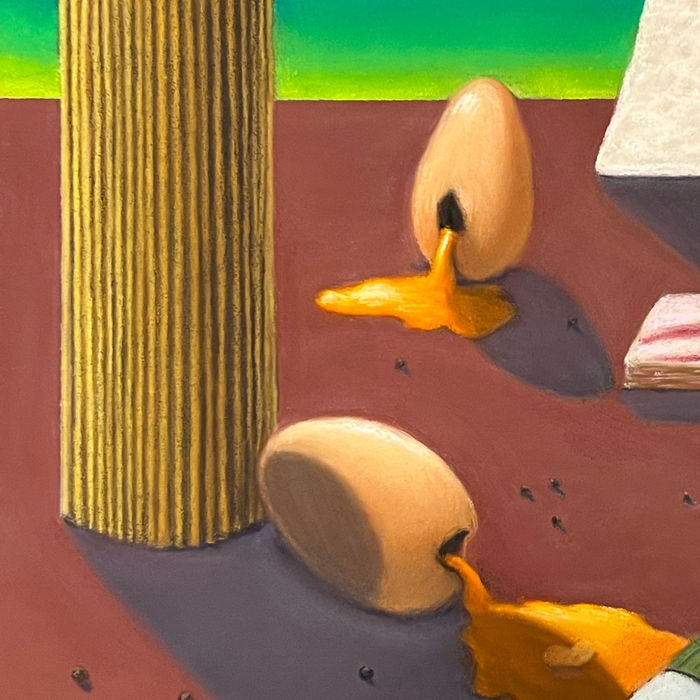 Visione metafisica di una carbonara - dettaglio