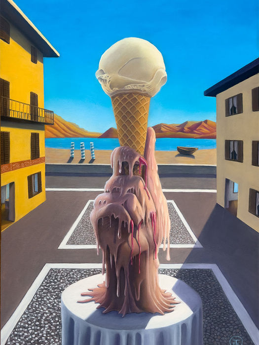 Omar Tigrini - Melt - Dipinto a pastello