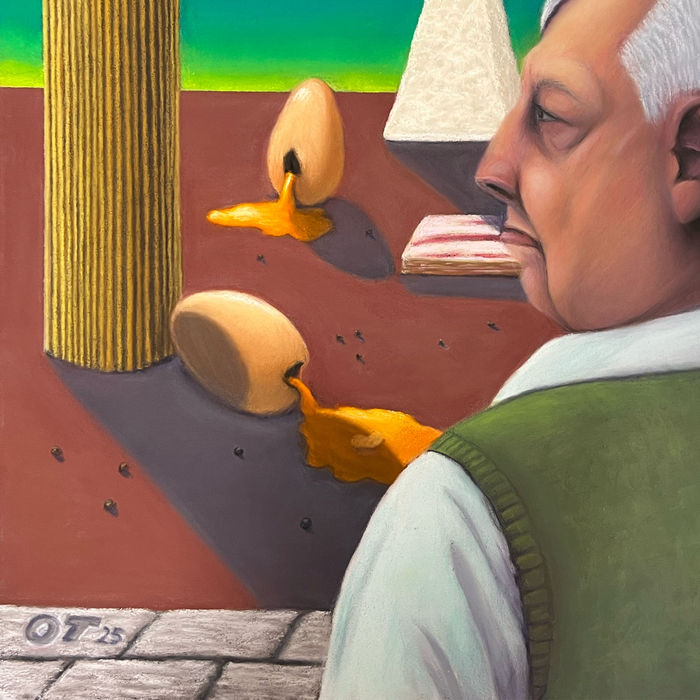 Visione metafisica di una carbonara - dettaglio