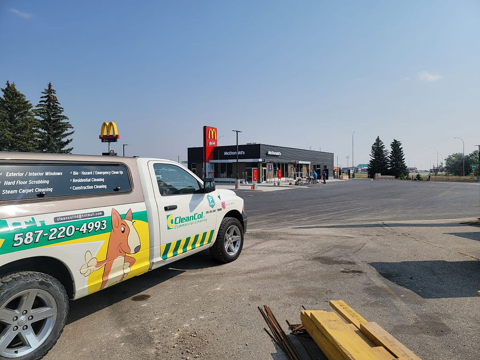 Commercial cleaning services Lethbridge | McDonalds