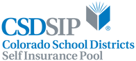 CSDSIP full logo. The acronym CSDSIP and the words Colorado School Districts Self Insurance Pool