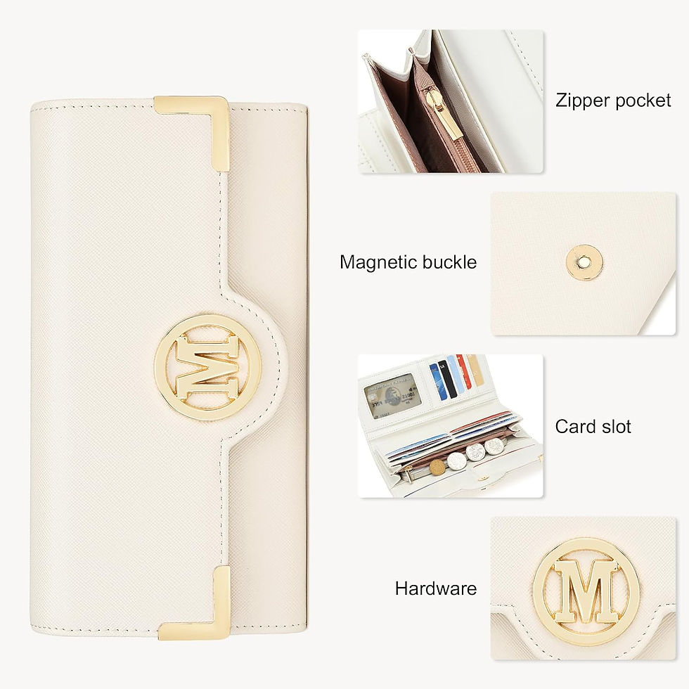 Thumbnail: Miss Lulu Fashion Women's Bag Set-High-Quality PU Leather Shoulder Bag+Handheld 