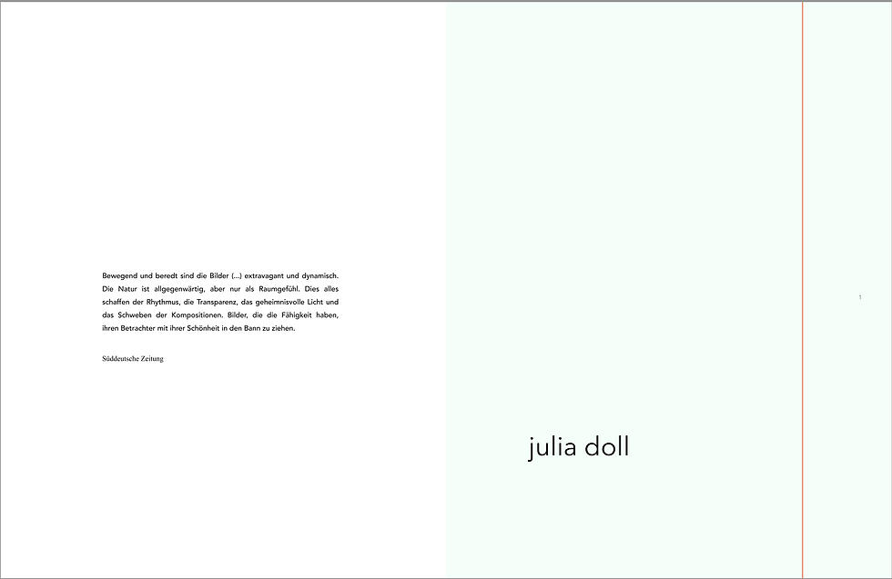 Miniaturbild: Julia Doll, Werkreihen 23 - 24, Kunstkatalog, digital