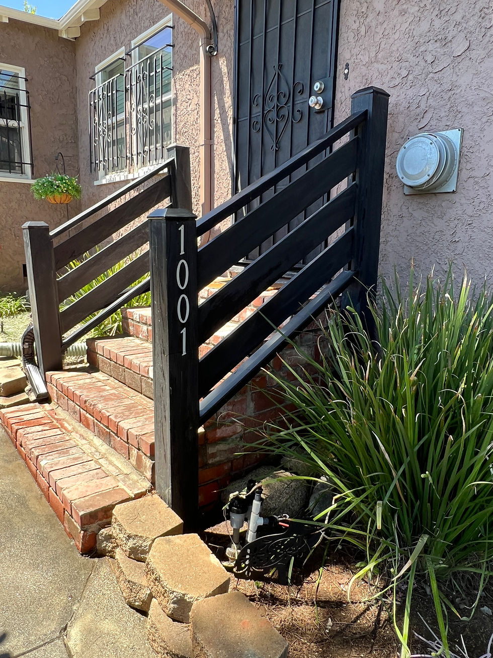 Weathered Red Brick Front Entry Steps