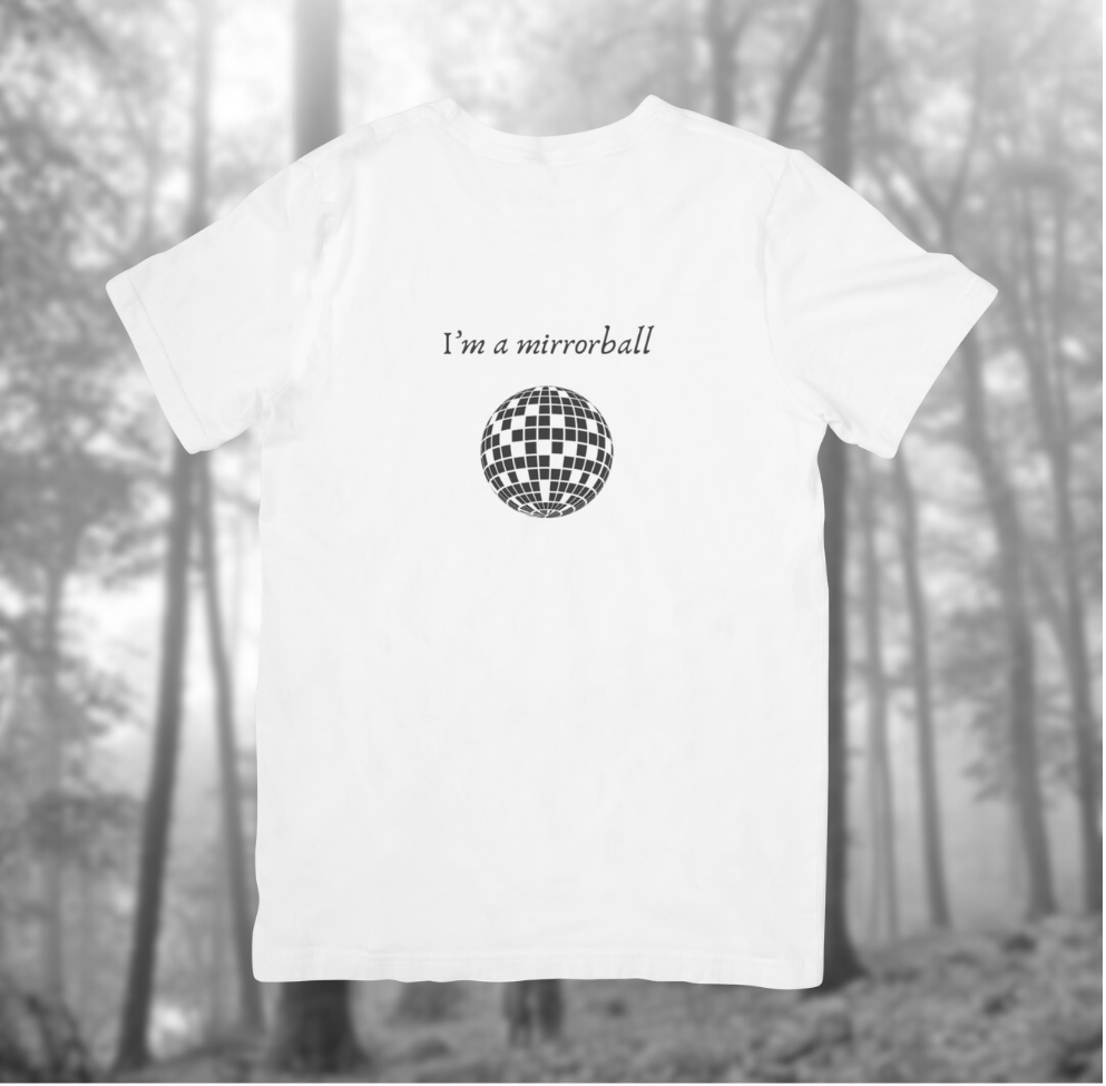 Taylor Swift - Mirrorball b&w Top