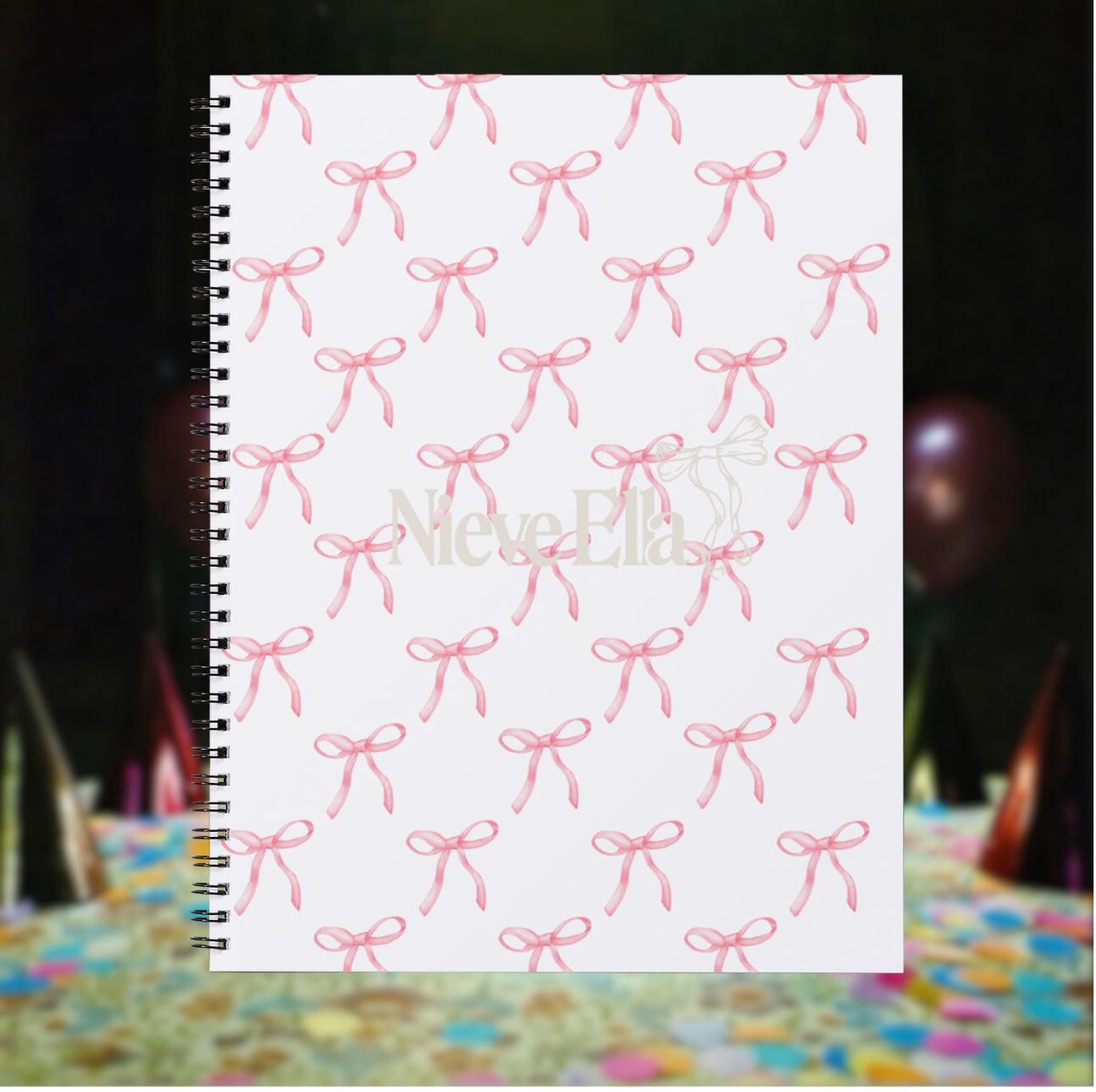 Nieve Ella - Bow Notebook