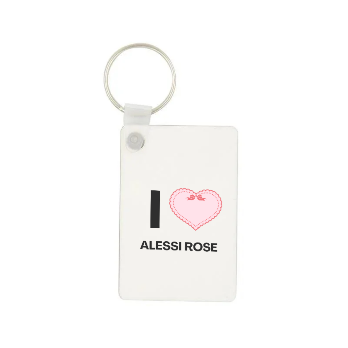 Alessi Rose - Heart Keyring