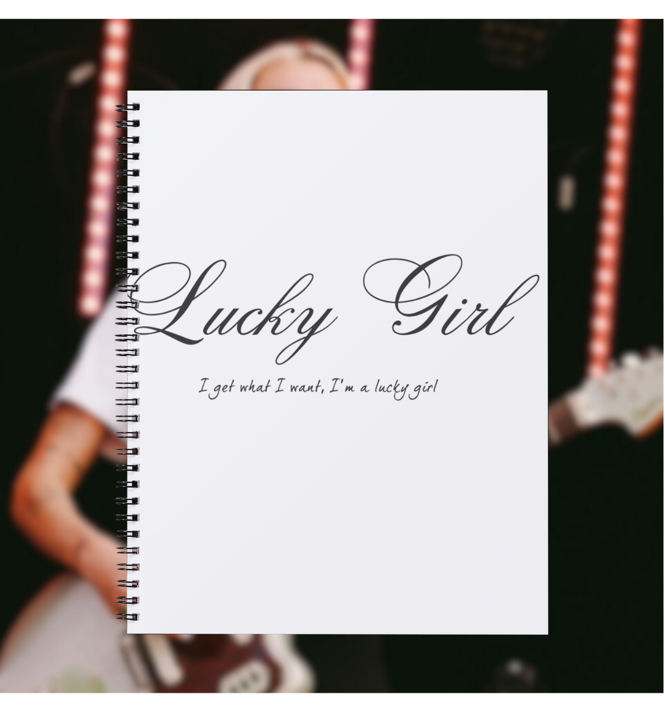 Nieve Ella - Lucky Girl Notebook