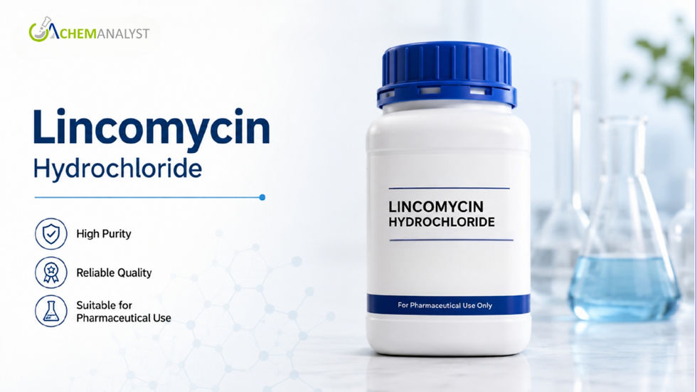 Lincomycin Hydrochloride Price Trend and Forecast: Chart, News, Index & Demand | ChemAnalyst