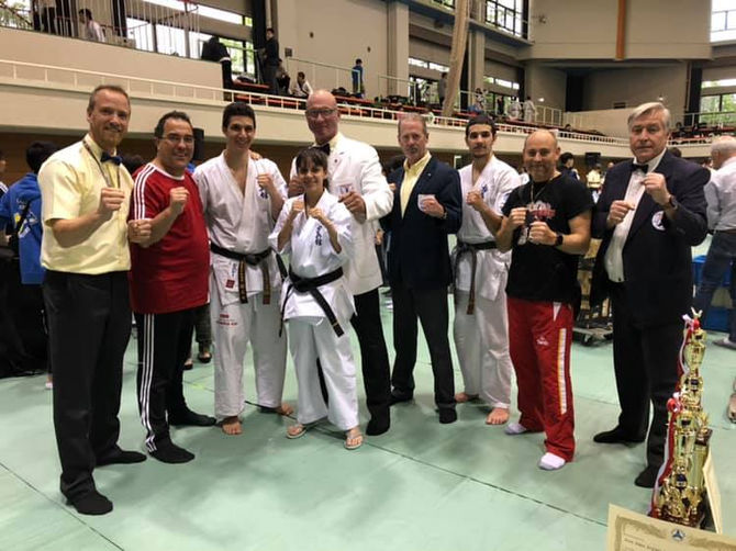 Kyokushin-kan España en el All Japan Tournament de Kyokushin-kan en Tokio.