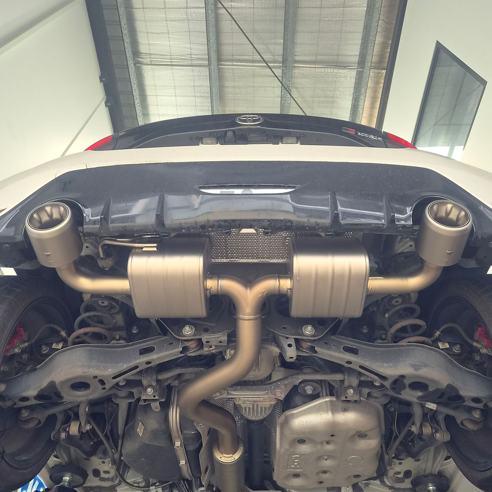 toyota gr yaris akrapovic exhaust