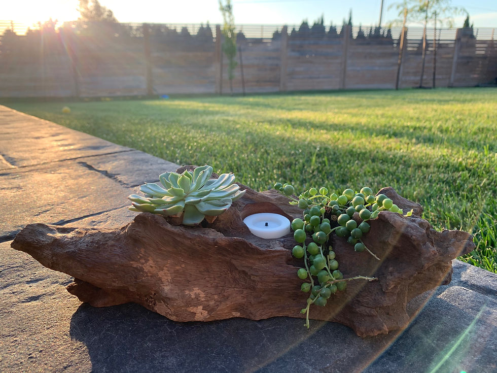 Thumbnail: Wooden Candle Holder