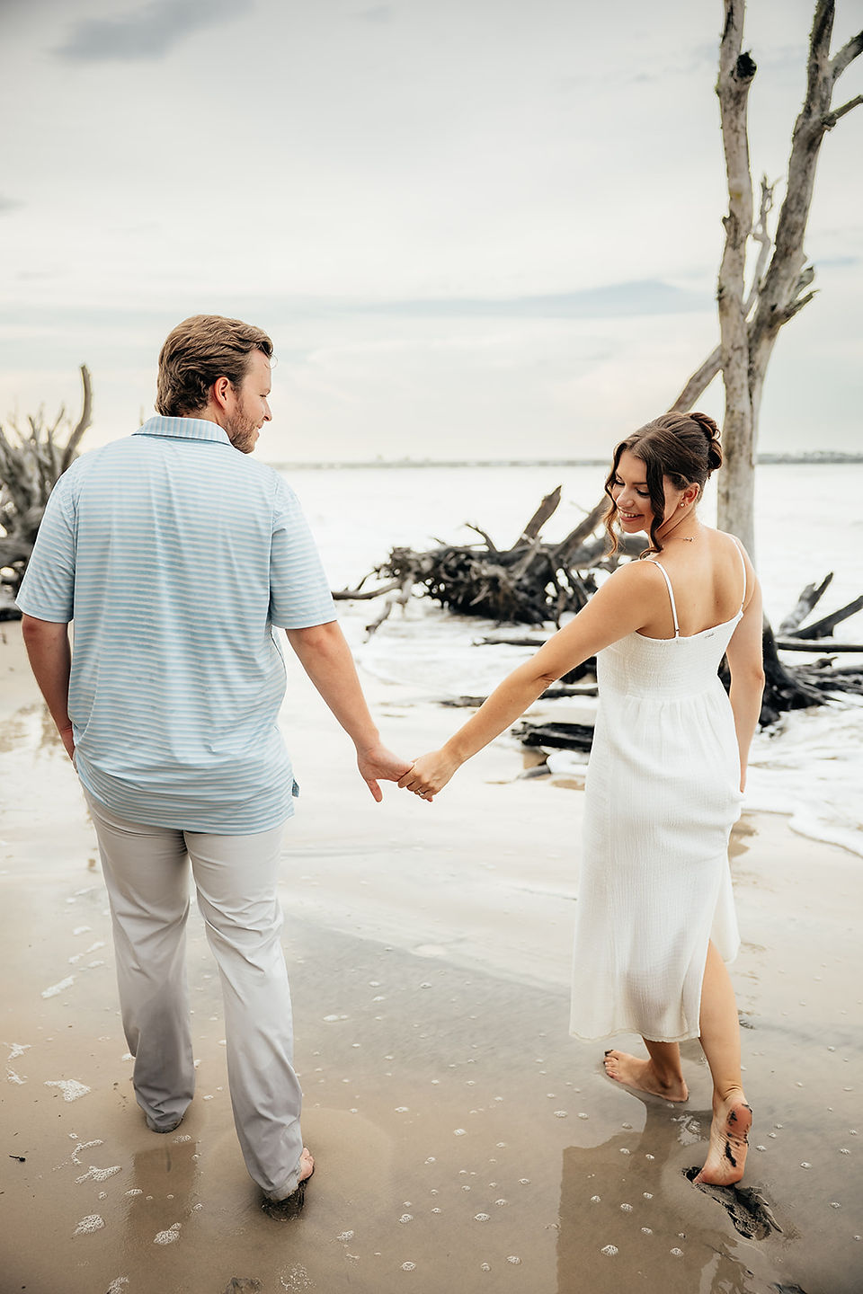 Engagement photos on Jacksonville Beach