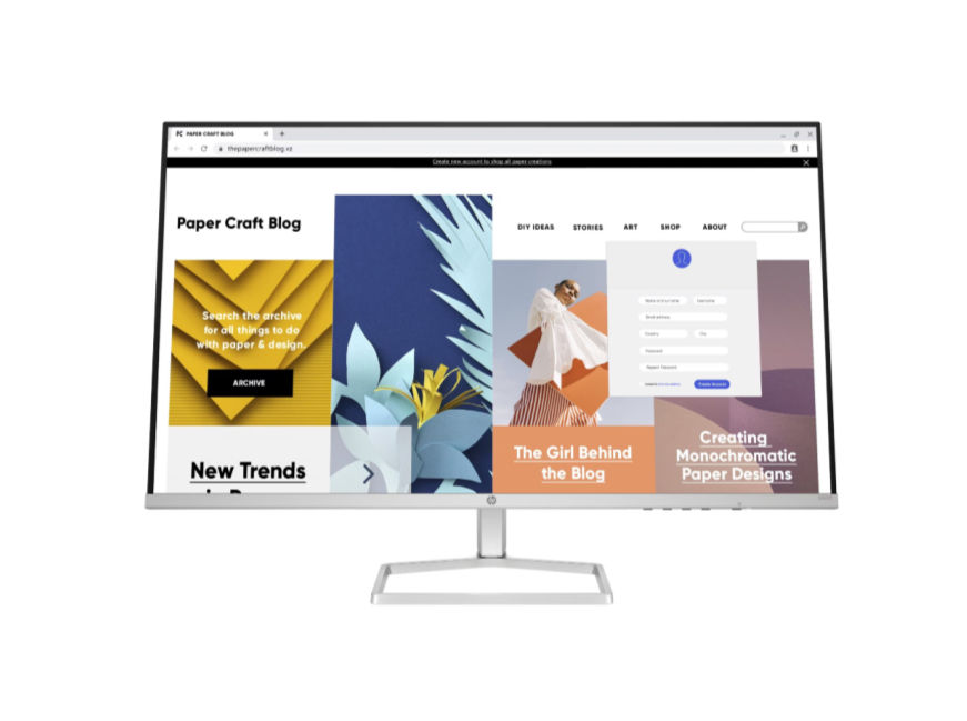 HP Series 5 527sw 27" Monitor FHD HDMI VGA