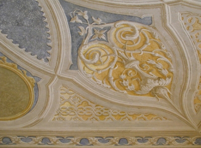 restauro soffitto dipinto
