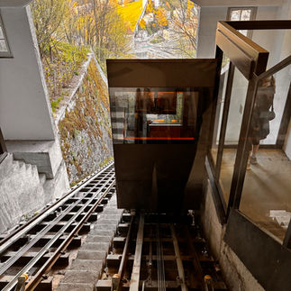 Funicular at Chateau Putsch