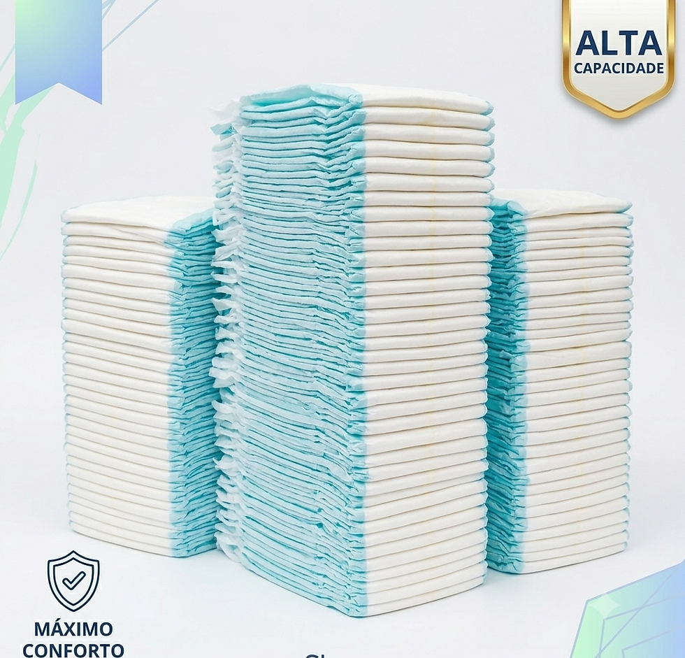 Miniatura: Absorvente Geriátrico Unissex Tamanho Único – Absorção Moderada | 50 Unidades