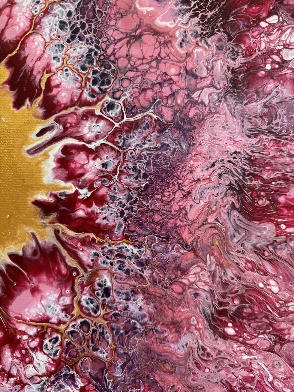 Thumbnail: Pink Pizzazz 36 x 46cms. Slim canvas