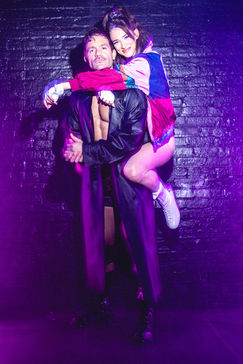 Ben Vengeance (Ramin Karimloo) & "The Fabulous" Miss Jenny (Amber Ardolino)
