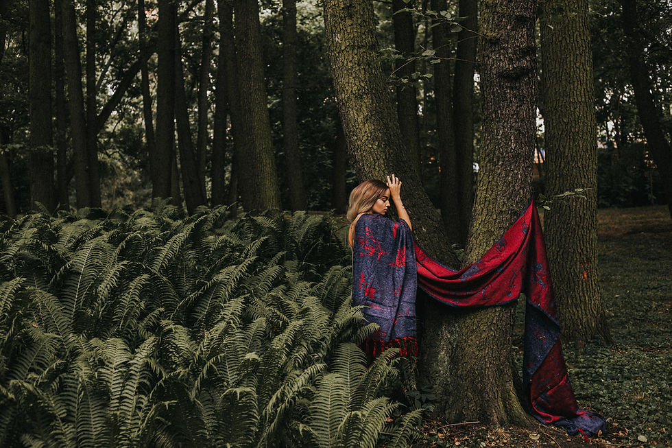 Thumbnail: "La forêt vierge - le pavot bleu" with fringes