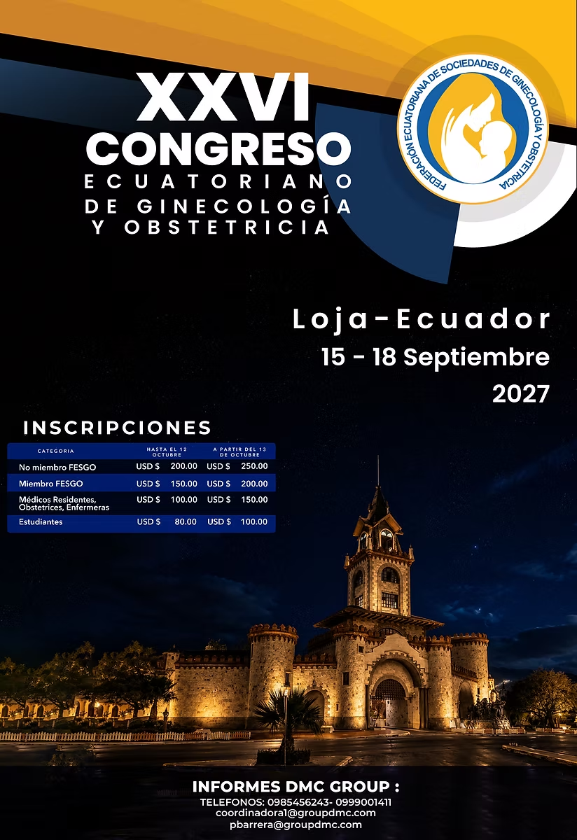 XXVI Congreso Ecuatoriano de Ginecología y Obstetricia