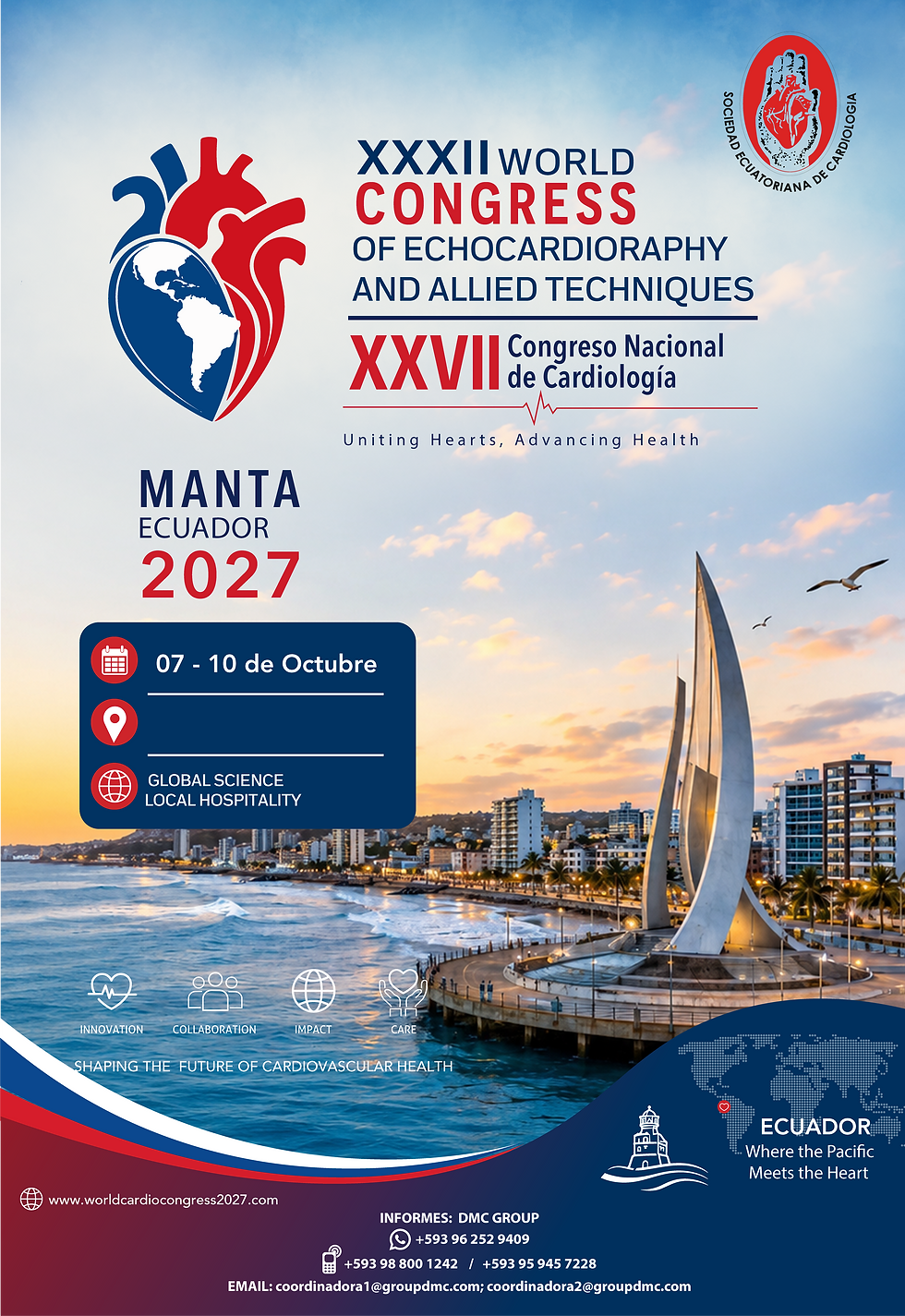 XXXII World Congress of Echocardiography and Allied Techniques | XXVII Congreso Nacional de Cardiología