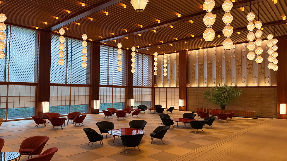 The iconic and legendary Okura lobby