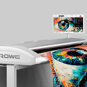 High-resolution ROWE scanner with vibrant artwork